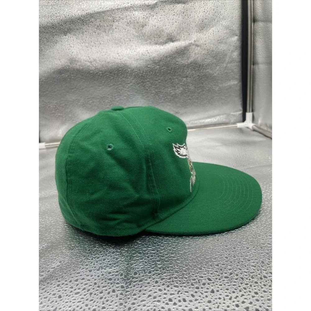 Vintage 90s Philadelphia Eagles Kelly Green Fitted 7 1/4 New Era Pro Cap